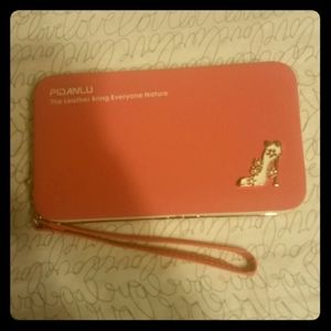 PIDANLU Leather Wristlet/Wallet for Phone